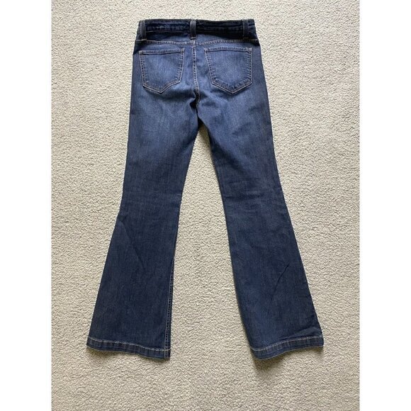 Nine West jeans Womens 4 Blue Mid Rise Wide Leg  Vintage America - Picture 2 of 11